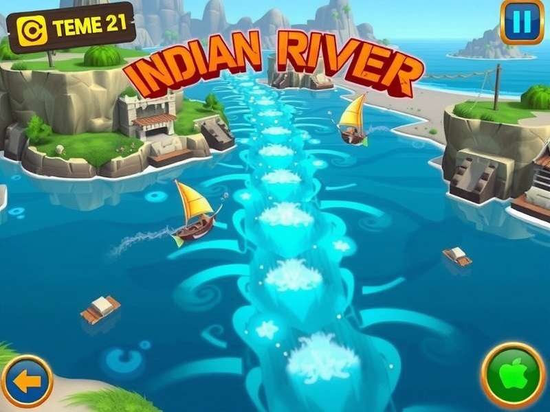 Indian Rivers Aqua Game Screenshot